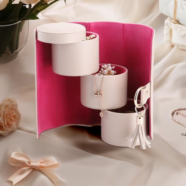 Reise-Schmuck-Organizer - 3 Ebenen, Samtgefüttert | LAYERLY